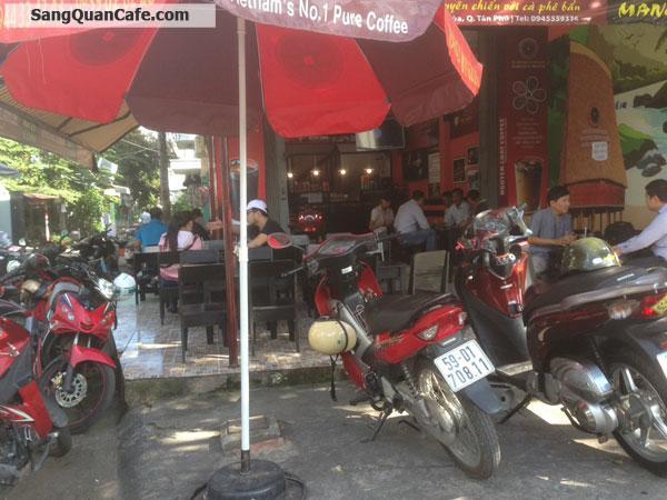 Sang Cafe Thương Hiệu Nguyên Chất góc 2 MT quận Tân Phú