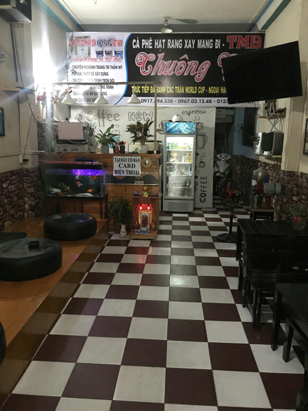 Sang gấp quán Cafe