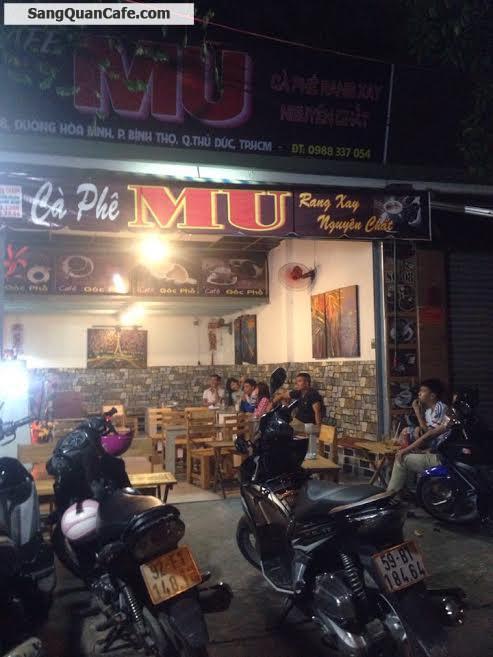 Sang gấp quán cafe mặt tiền đường Hòa Bình