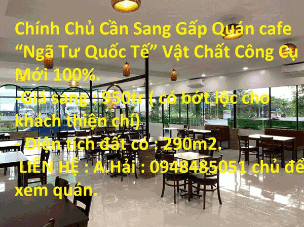 Sang Gấp Quán cafe “Ngã Tư Quốc Tế” Khánh Hoà