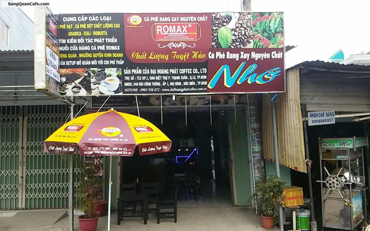 Sang gấp quán cafe sạch đông khách mặt tiền quận 12