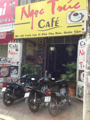 Sang gấp quán cafe Take Away Q.Tân Phú