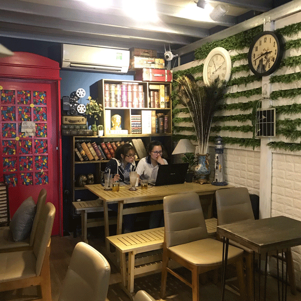 Sang gấp quán cafe trà sữa