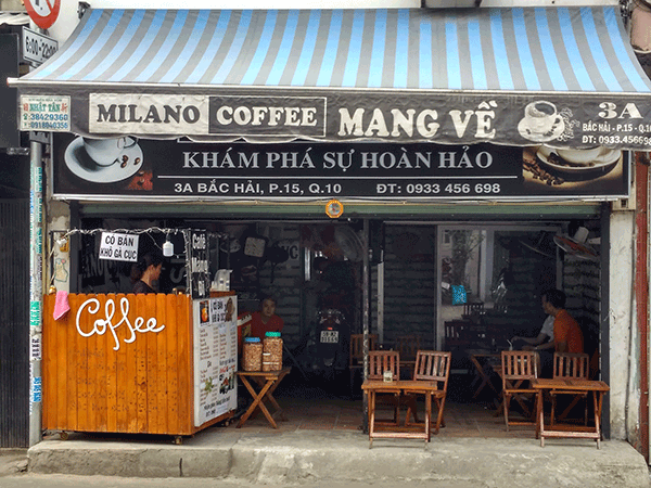 Sang lại quán cafe milano quận 10