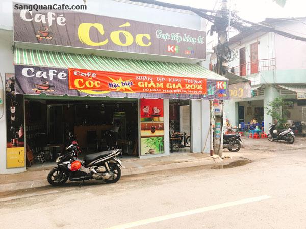 Sang mặt bằng quán Cafe Góc 2 mặt tiền