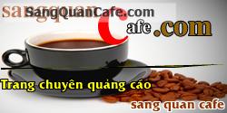 Sang nhanh quán Cafe thoáng mát có vỉa hè