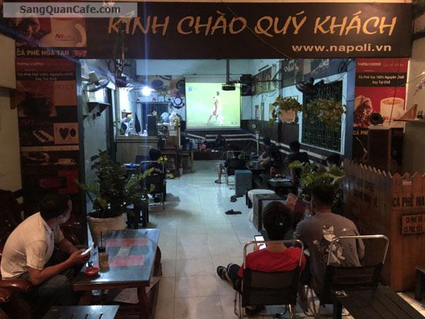 Sang nhượng quán cafe mặt tiền đường khu dân cư đông