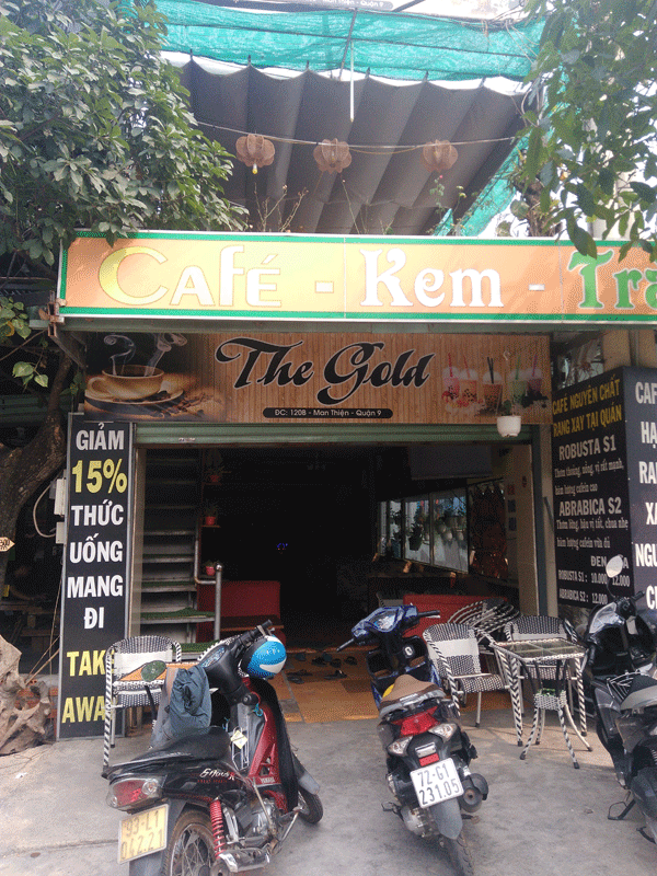 Sang quán cafe đường Man Thiện