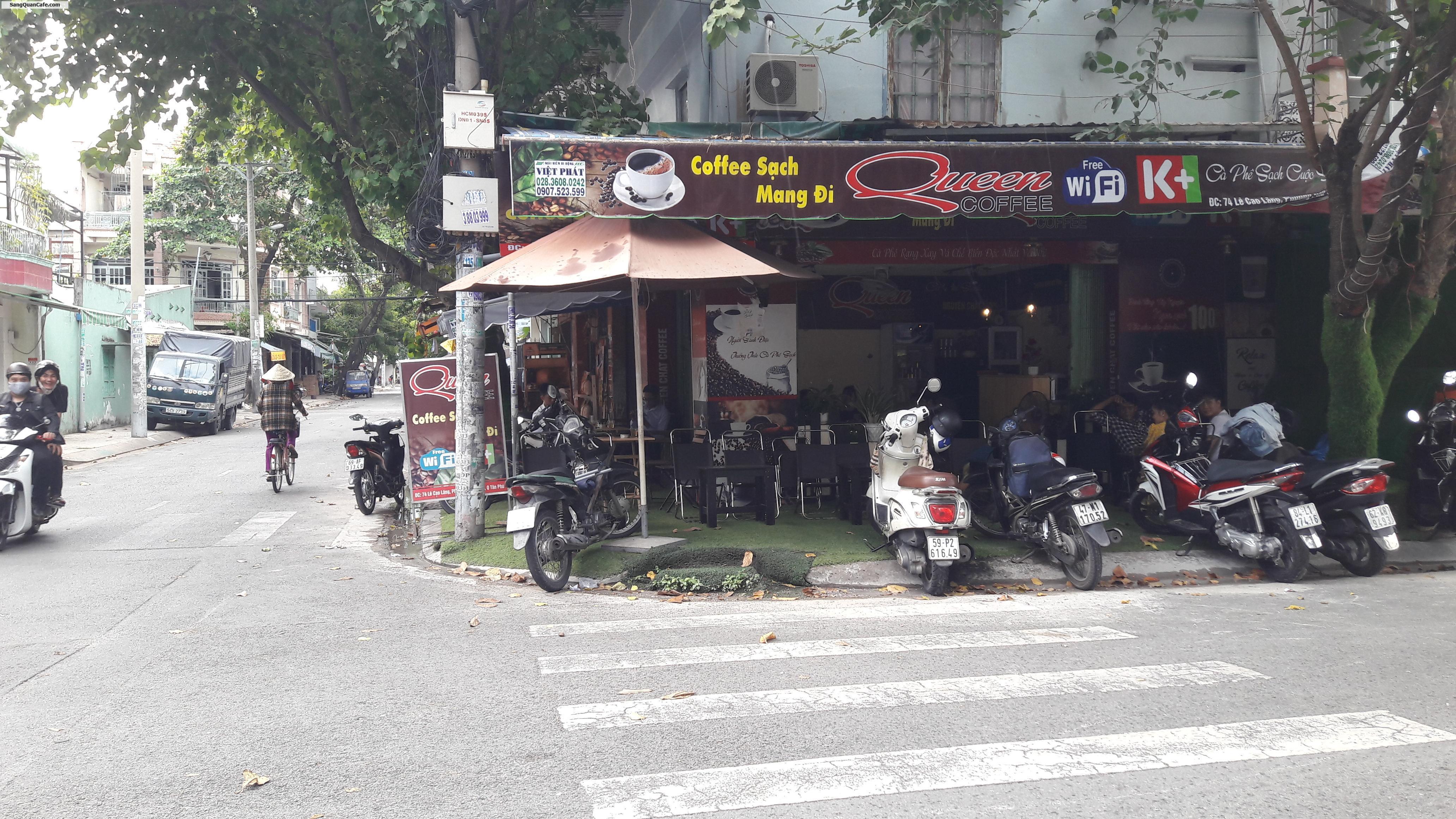 Sang quán Cafe 2 mặt tiền giá rẻ