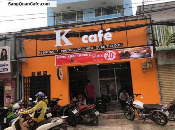 sang quán cafe 70m². đối diện cao đẳng nghề thủ Đức