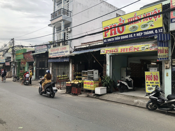 Sang quán cafe ăn sáng tại Quận 12