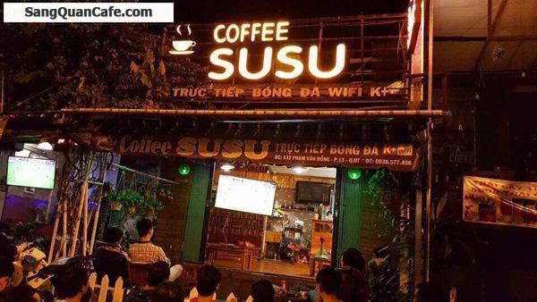 Sang quán cafe Bóng Đá K+ mặt tiền Phạm Vặn Đồng