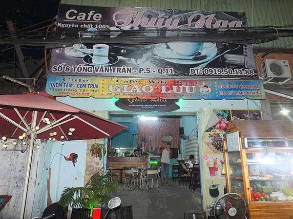 Sang quán cafe cơm tấm quận 11