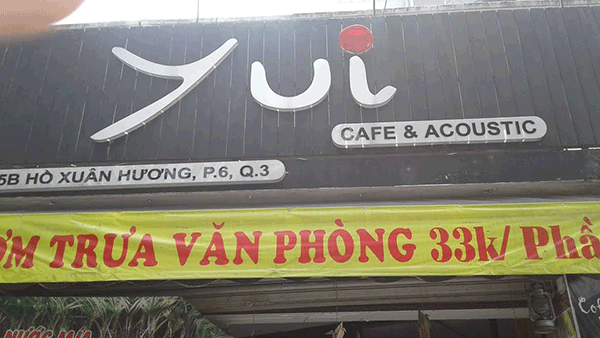 Sang quán cafe cơm VP máy lạnh quận 3