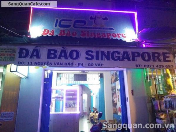 Sang quán cafe đá bào quần Gò Vấp