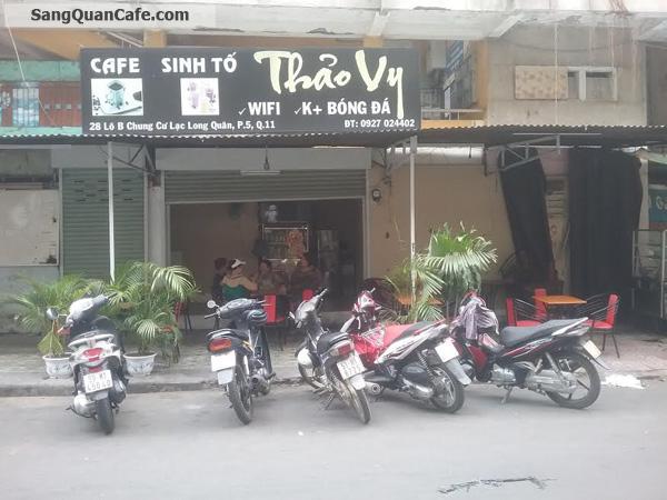 Sang quán cafe đang hoạt động tốt CC Lạc Long Quân