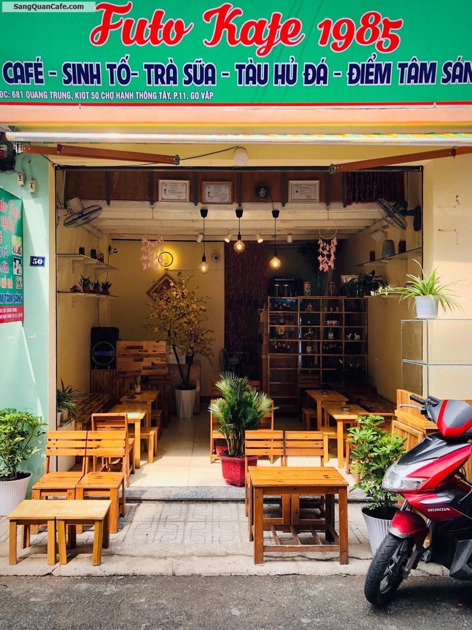 Sang quán cafe, điểm tâm Trong chợ Hạnh Thông Tây