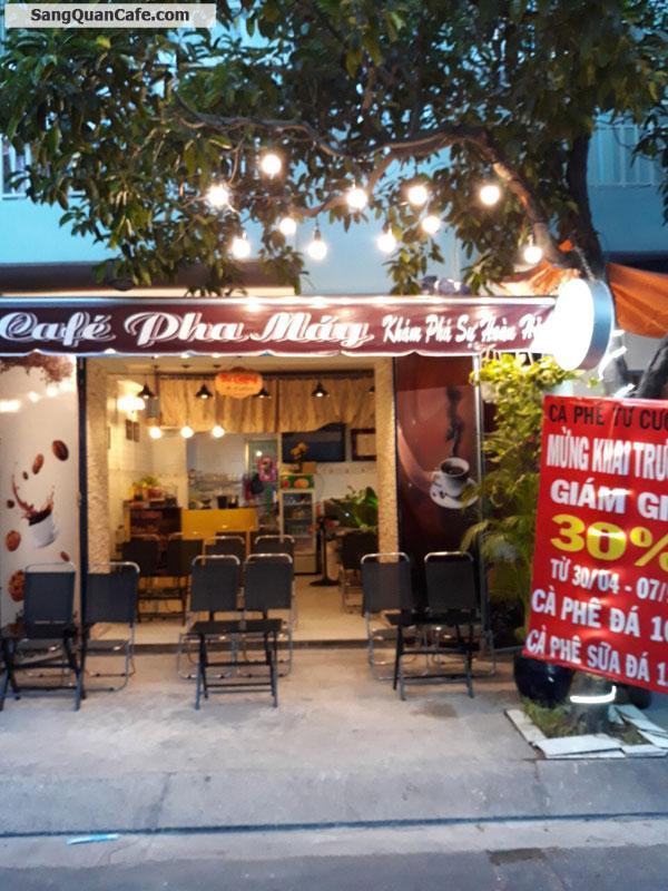 Sang quán cafe dưới chung cư mặt tiền Cư Xá Đài Ra Đa