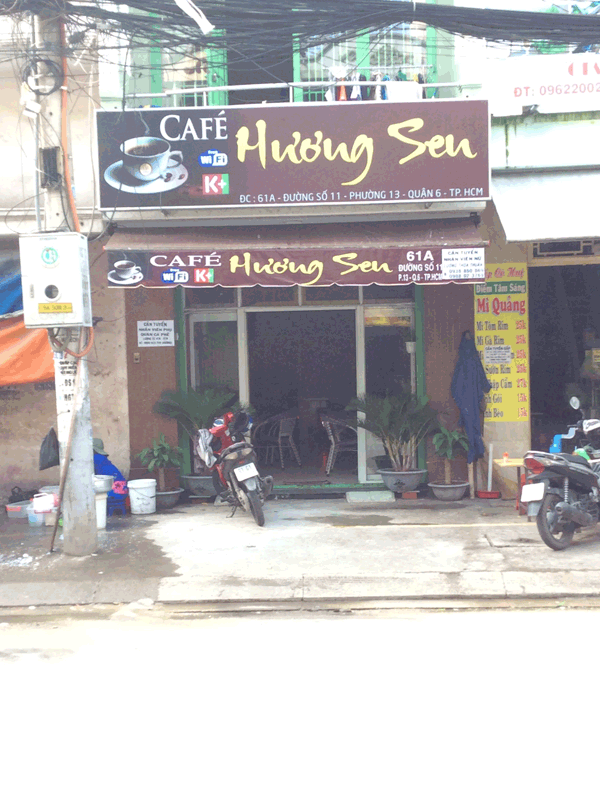 Sang quán cafe đường số 11, CX  Ra Đa, P. 13, Q. 6