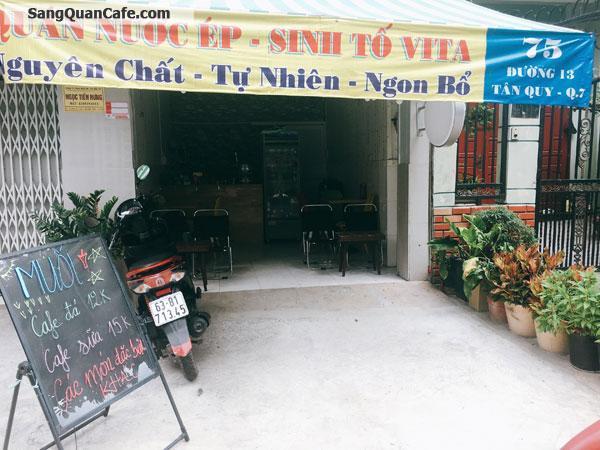 Sang quán cafe gần trường học khu ăn uống