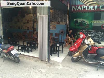 Sang quán cafe ghế gỗ 2 mặt tiền sát ngân hàng, VP