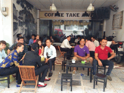 Sang quán cafe ghế gỗ Quận Gò Vấp