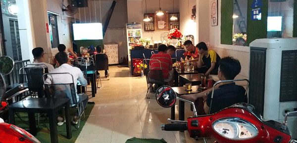 Sang quán cafe góc 2 mặt tiền