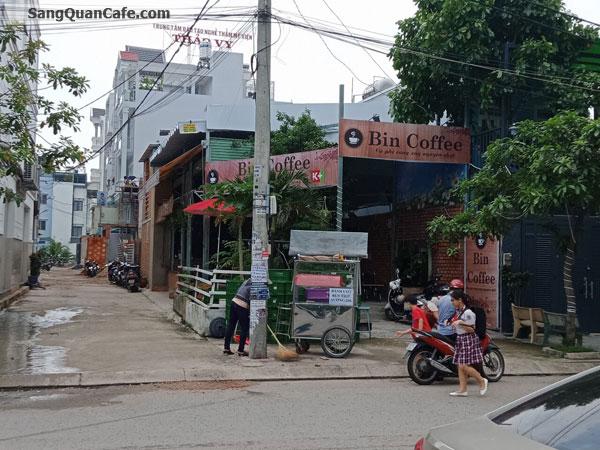 Sang quán cafe góc 2 mặt tiền đang kinh doanh đông khách