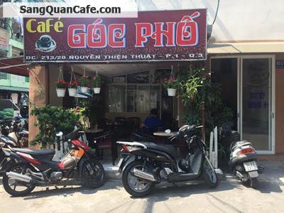 Sang Quán Cafe Góc 2 Mặt Tiền Quận 3