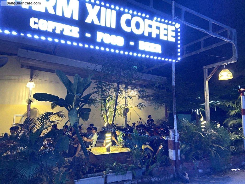 Sang quán cafe góc 2 mặt tiền rộng 200m2