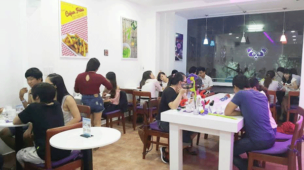 Sang quán cafe Kem đá bào trà sữa