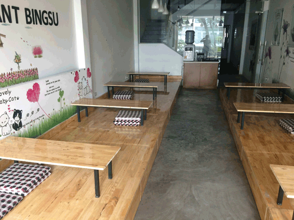 Sang quán cafe kem trà sữa các món ăn vặt hàn quốc