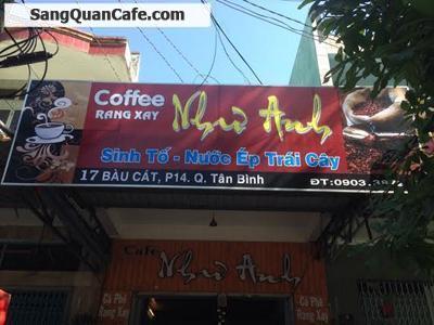 Sang quán cafe khu Bàu Cát giá rẻ