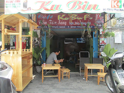 Sang quán cafe khu quận 7