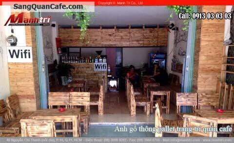 Sang quán cafe mặt tiền đường Rạch Bùng Binh