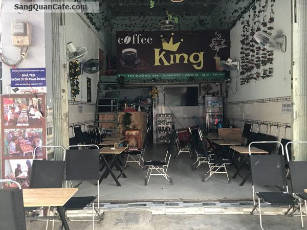 Sang quán cafe mặt tiền khu đông đúc