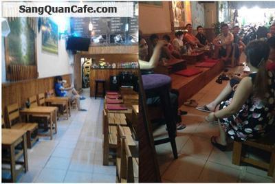 Sang quán cafe ghế gỗ mặt tiền Lê Đức Thọ