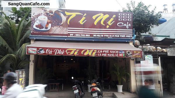 Sang quán cafe mặt tiền quận 12