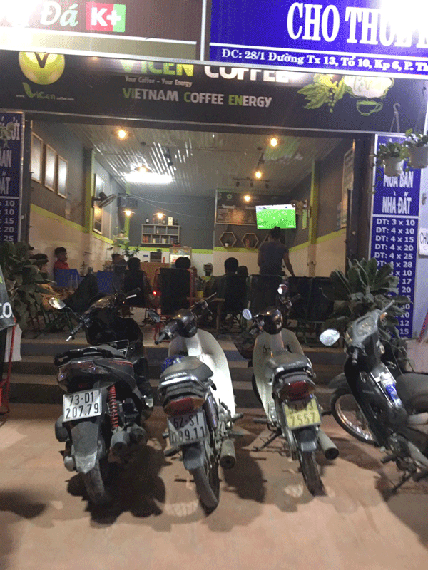 Sang quán cafe mặt tiền Quận 12