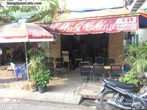 Sang Quán Cafe mặt tiền quận 7