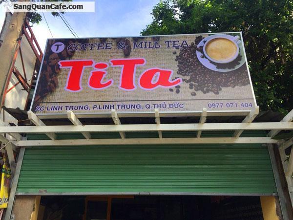 Sang quán cafe mặt tiền quận Thủ Đức