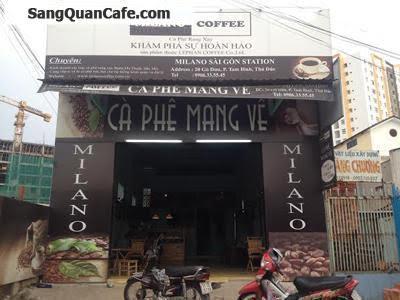 Sang quán cafe Milano quận Thủ Đức