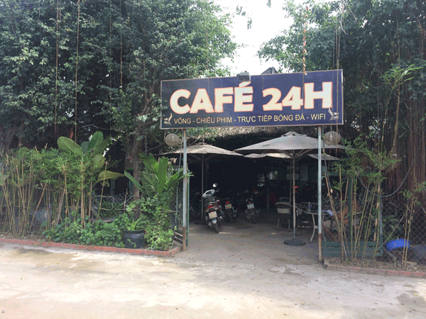 Sang quán cafe ngay mặt tiền Dĩ An, Bình Dương.