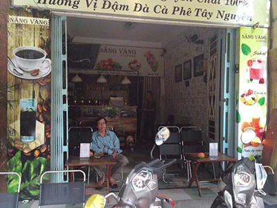 Sang quán cafe nguyên chất Nắng Vàng