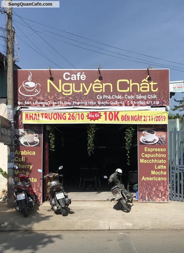 Sang quán cafe nguyên chất rang xay