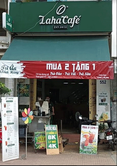 Sang quán cafe NHƯỢNG QUYỀN LAHA CAFE