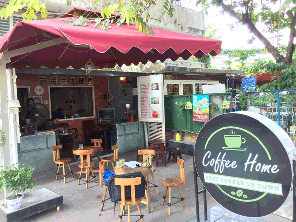 Sang quán cafe phong cách cổ điển cư xá Thanh Đa