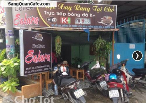 Sang quán cafe, quán nhậu 2 mặt tiền