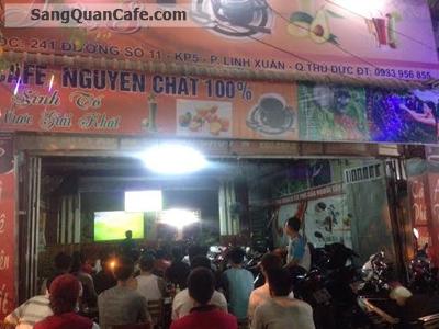 Sang quán cafe quận Thủ Đức