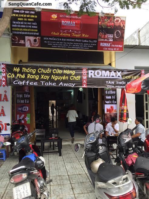 Sang quán cafe rang xay thương hiệu Romax